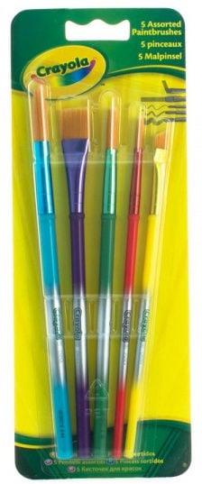 BRUSHES CRAYOLA PAINT BRUSHES 5 PCS
