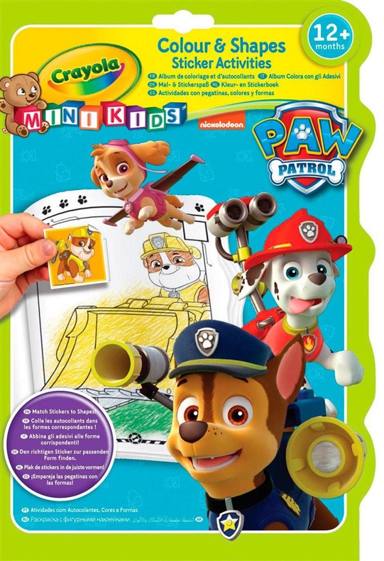 KIT DIY CRAYOLA MINI KIDS PAWPATROL