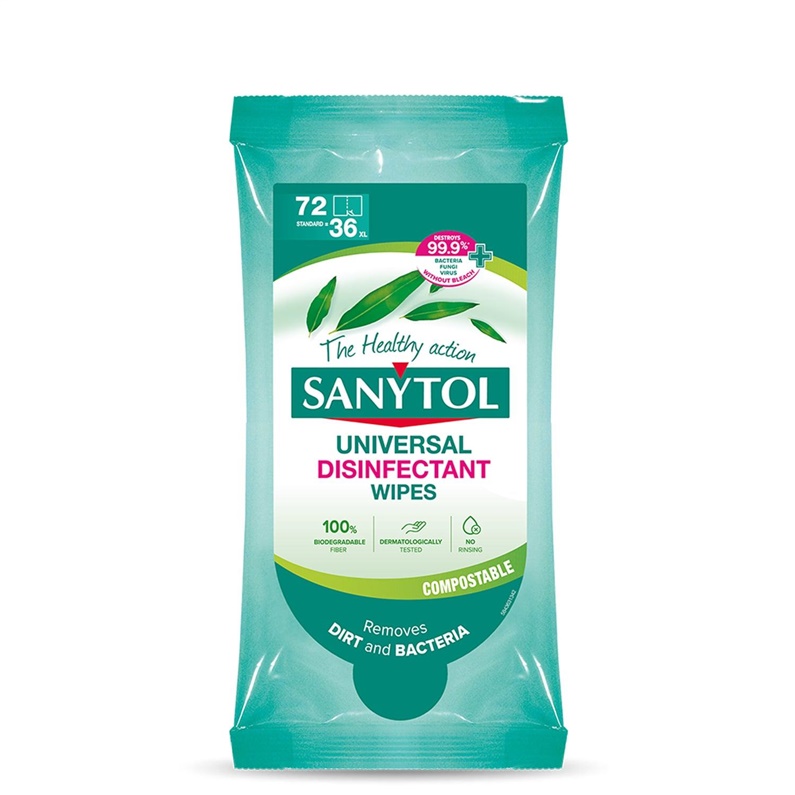 UNIVERSAL DISINFECTANT WIPES 72PCS 3045206312257 (3045206312257)