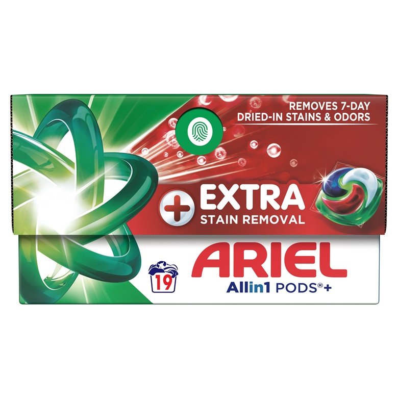 ARIEL EXTRA CLEAN LAUNDRY CAPSULES 19PCS