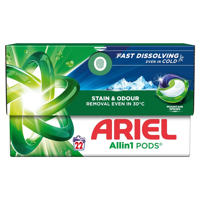 ARIEL MOUNTAIN SPRING LAUNDRY CAPS 22PCS