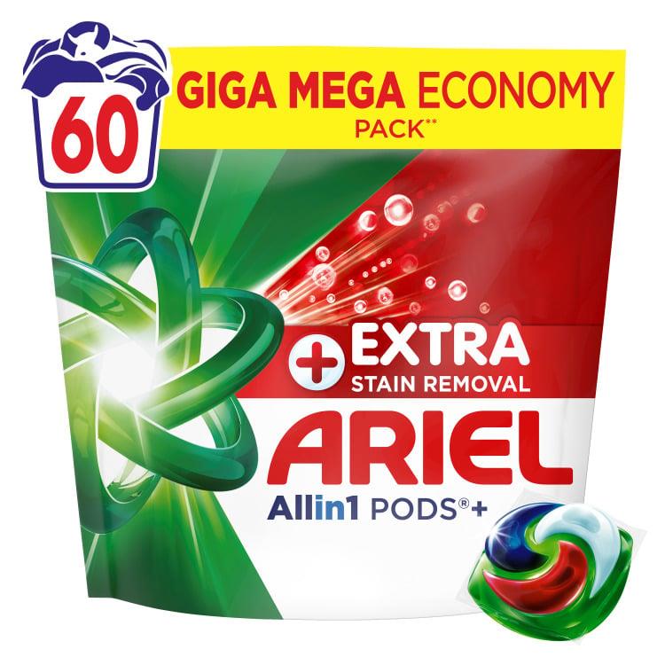 ARIEL EXTRA CLEAN LAUNDRY CAPSULES 60PCS