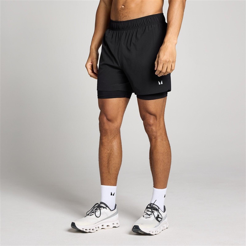 MEN 2-IN-1 TRAINI SHORT MYPROTEI BLACXL