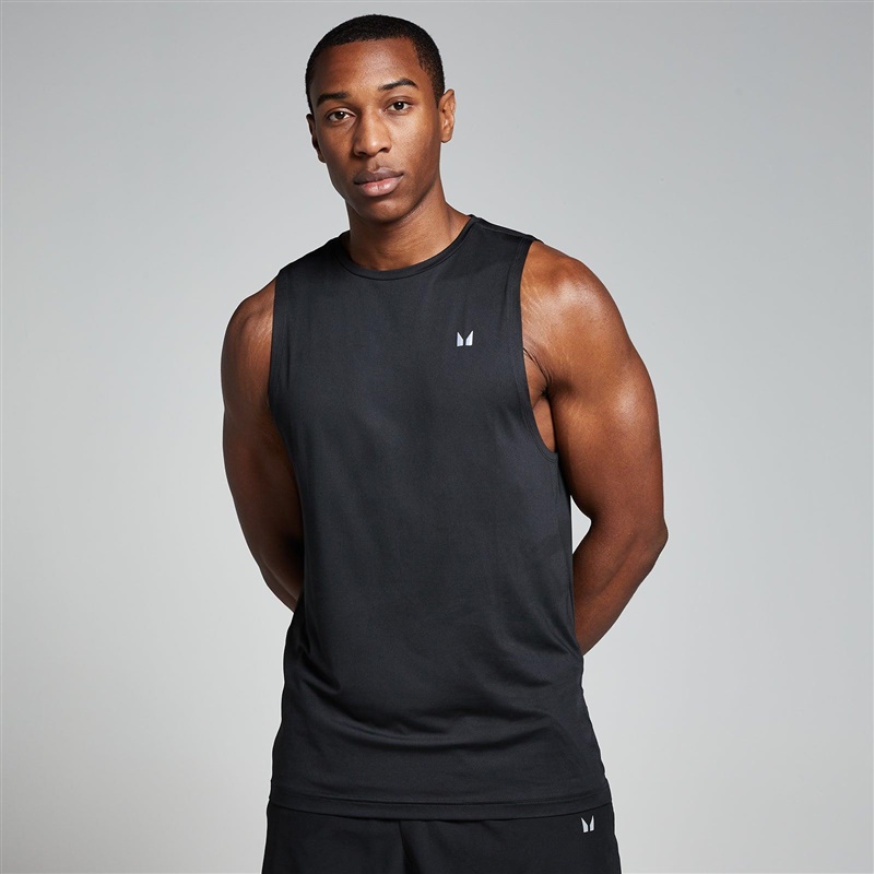 MEN SLEEVELES T-SHIRT MYPROTEIN BLACK M