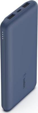 PowerBank 10 000mAh USB A & C 15W blue Mobilais Telefons