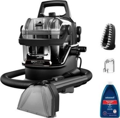 Bissell Portable Carpet and Upholstery Cleaner SpotClean HydroSteam Select Corded operating Washing function - V 1000 W Black Putekļu sūcējs