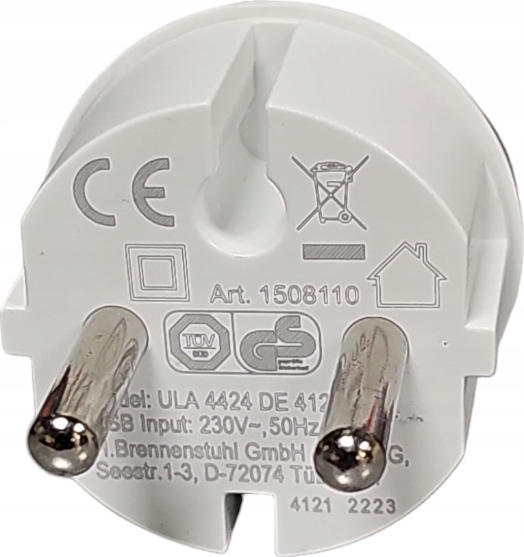 Brennenstuhl Socket insert with USB 2.4A adapteris
