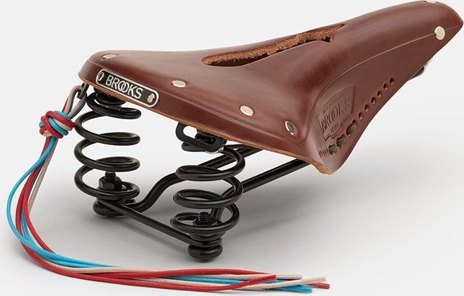 Brooks Siodelko BROOKS FLYER CARVED Brown