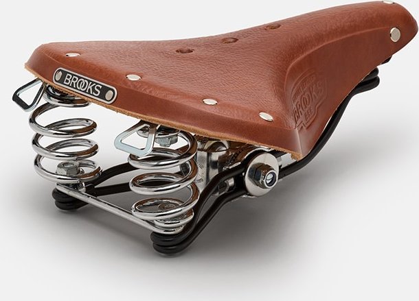 Brooks Siodelko BROOKS B66  Honey  Steel