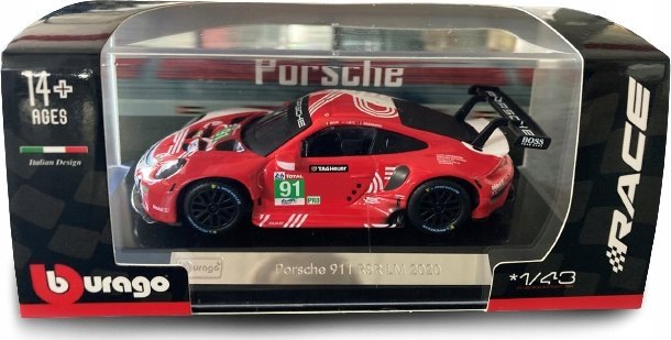 Bburago Porsche 911 RSR LM 2020 BBURAGO Rotaļu auto un modeļi