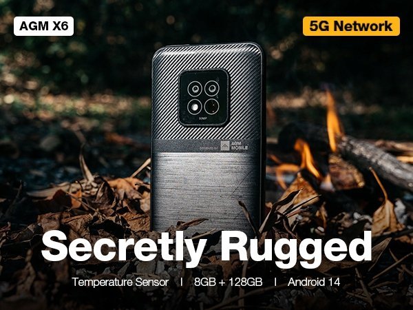 Telefon komorkowy Beafon AGM by Bea-fon X6 rugged (IP68/IP69K/MIL-STD-810H) Mobilais Telefons