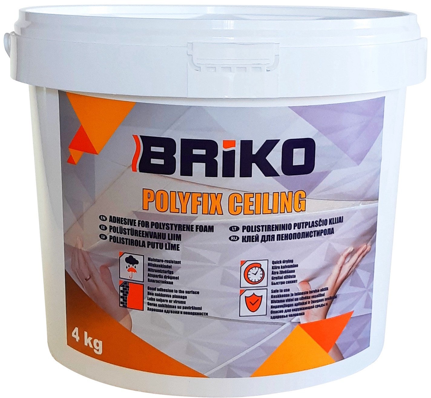 Briko BRIKO POLYFIX CEILING 4KG 15087742
