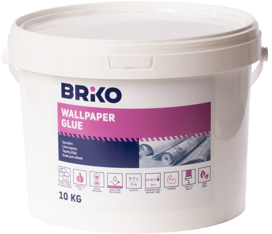 Briko WALLPAPER GLUE BRIKO 10KG 15088390