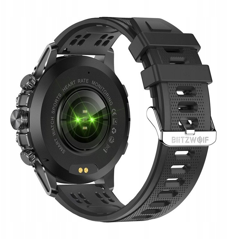 Smartwatch Blitzwolf BW-AT6 plus smartwatch (black) BW-AT6 plus (5907085524979) Viedais pulkstenis, smartwatch Smartwatch Blitzwolf BW-AT6 plus smartwatch (black) BW-AT6 plus (5907085524979) Viedais pulkstenis, smartwatch