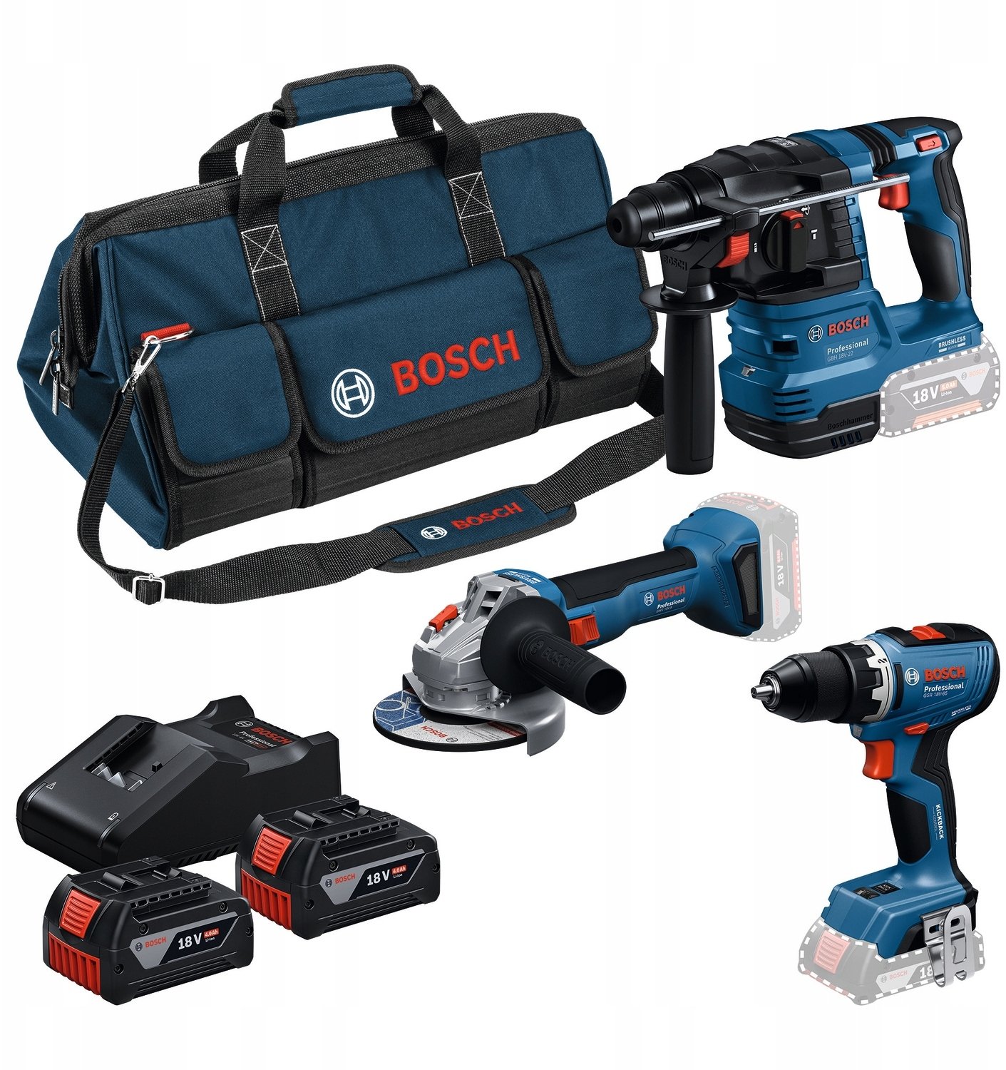 Zestaw elektronarzedzi Bosch ZESTAW COMBI 18V