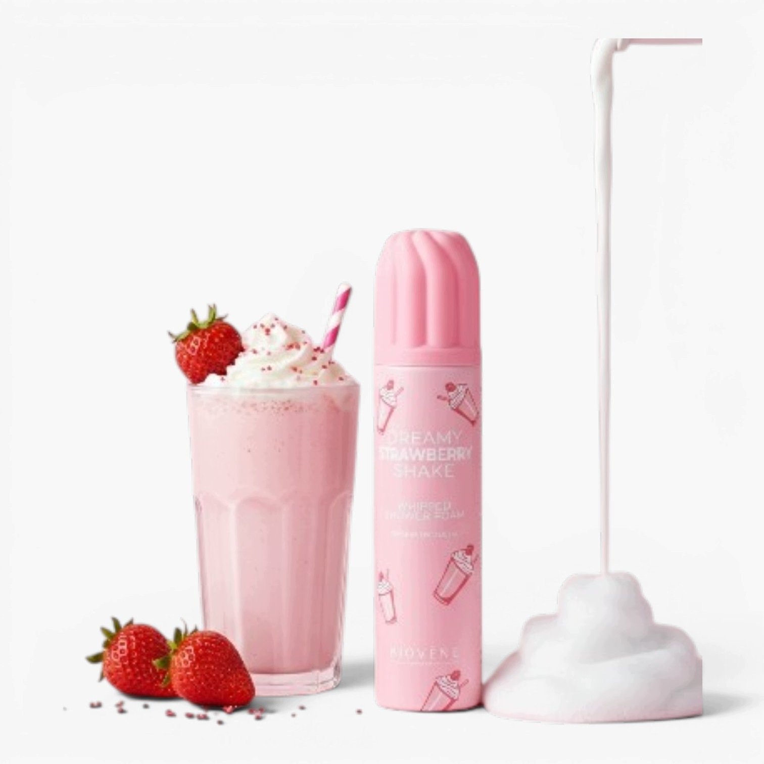 Biovene   Dreamy Straberry Shake  Hydrating  Shower