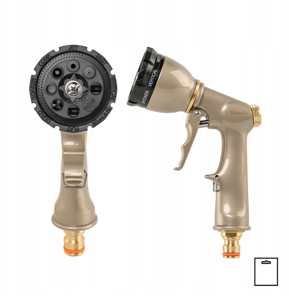Bradas Pistolet do wody 8-funkcyjny AQUA