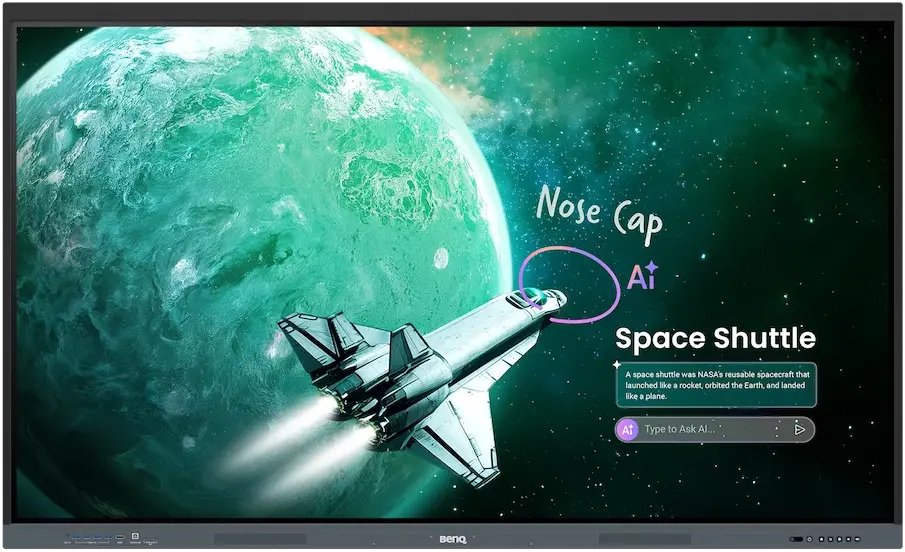 System interaktywny BenQ RE7505E tablica interaktywna