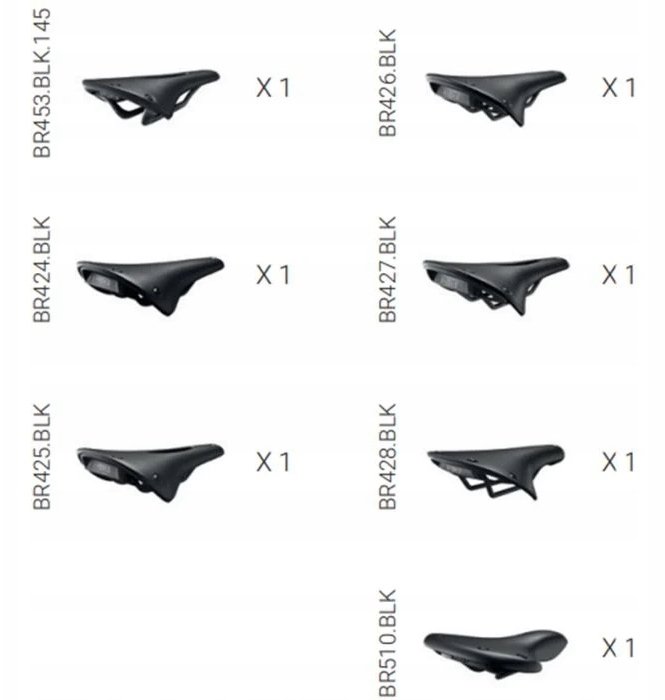 Brooks Zestaw siodelek testowych Cambium Kit