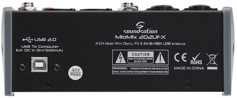 Behringer Soundsation MIOMIX-202UFX - mikser z