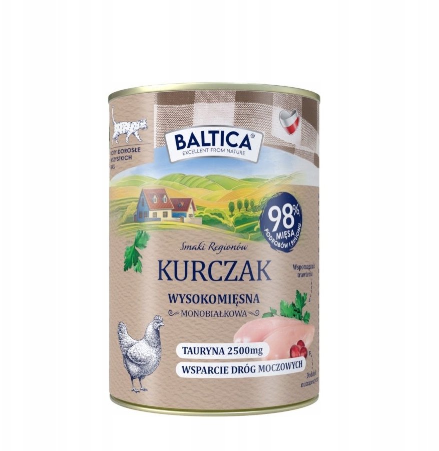Baltica Smaki Regionow Kot dorosly Kurczak