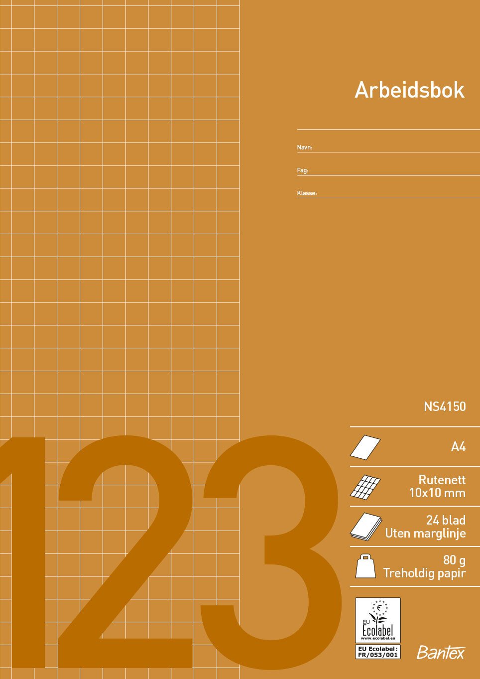 Bantex Work pad Norwegian standard A4