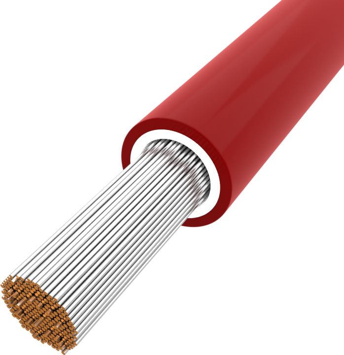 BiTOne 1m Przewod solarny 1x6mm2 0
