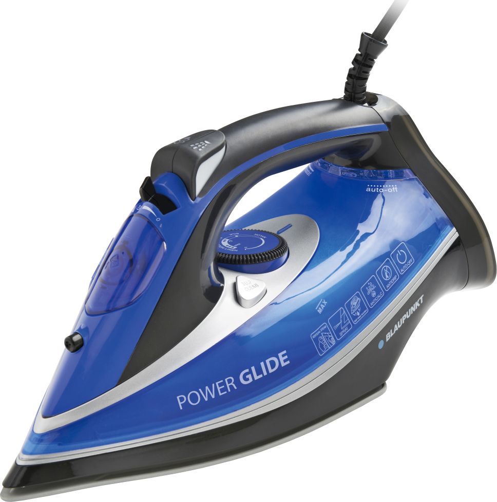 Blaupunkt HSI401 iron Steam iron Stainless Steel soleplate 2600 W Blue, White kondicionieris Blaupunkt HSI401 iron Steam iron Stainless Steel soleplate 2600 W Blue, White kondicionieris