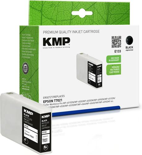 KMP E133 ink cartridge black compatible with Epson T7021
