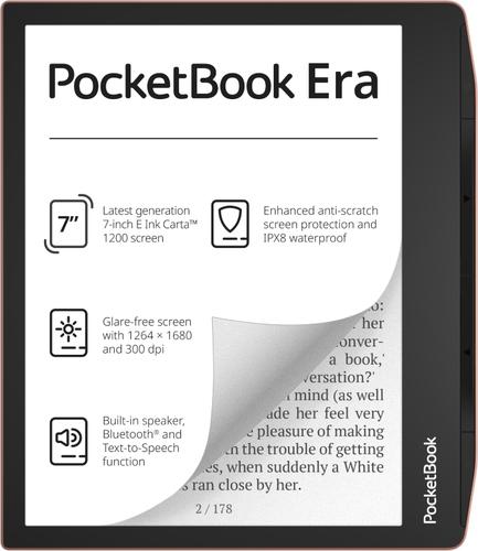 PocketBook Era Stardust e-book reader Touchscreen 16 GB Black, Copper 4029164130664 Elektroniskais grāmatu lasītājs
