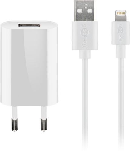 goobay Adapter 5Watt 1xUSB-A 2.0 Mobilais Telefons goobay Adapter 5Watt 1xUSB-A 2.0 Mobilais Telefons