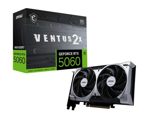 MSI GeForce RTX 5060 8G VENTUS 2X OC GDDR7 HDMI/DP 4711377344272 video karte