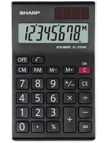Sharp EL-310AN calculator Desktop Display Black, White 4974019793740 SH-EL310ANWH (4974019793740) kalkulators