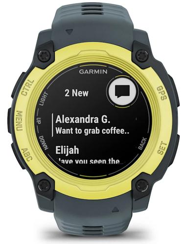 Garmin Instinct E 2.18 cm (0.86") MIP 40 mm Digital 166 x 166 pixels Grey, Lime GPS (satellite) 753759339456 Viedais pulkstenis, smartwatch
