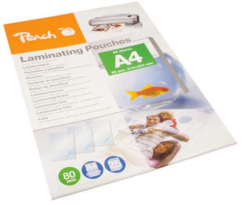 Peach Laminierfolien A4 80mic  glanzend PPR080-02