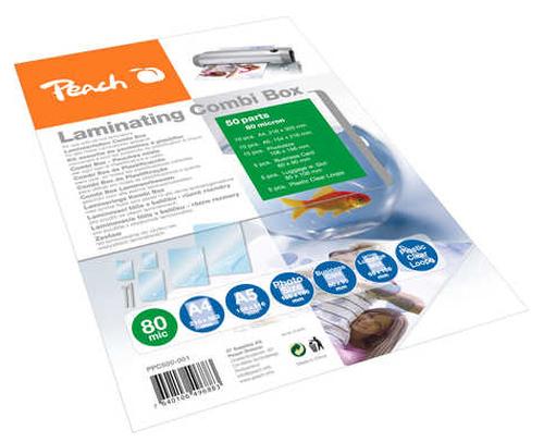 Peach Laminierfolien 25er Starterset  80 mic