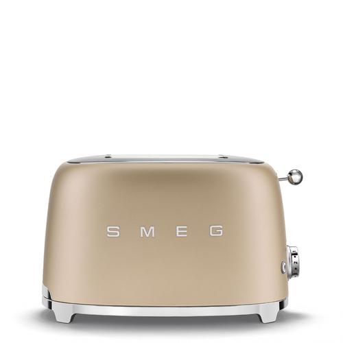 SMEG TSF01CHMEU 50's Style, 2-Schlitz, kompakt, champagner matt Tosteris