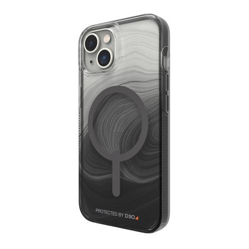 GEAR4 D3O Milan Snap Apple iPhone 14 Black Swirl 840056166202 702010099 (840056166202) maciņš, apvalks mobilajam telefonam