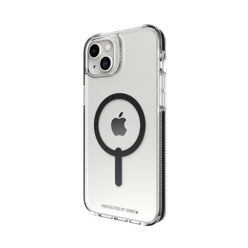 GEAR4 D3O Santa Cruz Snap Apple iPhone 14 Plus Black 840056166332 702010120 (840056166332) maciņš, apvalks mobilajam telefonam
