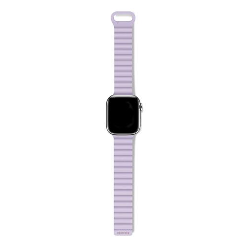 Decoded Silicone Magnet Traction Loop Strap 38/40/41mm Lavender Viedais pulkstenis, smartwatch Decoded Silicone Magnet Traction Loop Strap 38/40/41mm Lavender Viedais pulkstenis, smartwatch