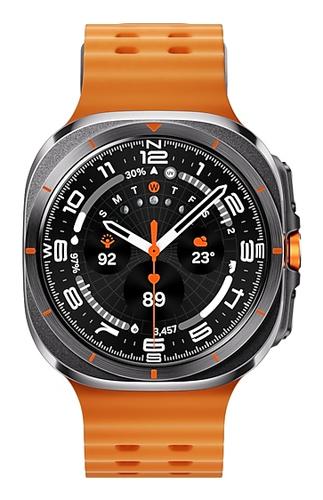 Samsung Galaxy Watch Ultra (2025) (LTE, 47 mm, 64GB) Titanium Gray (Orange strap) Viedais pulkstenis, smartwatch