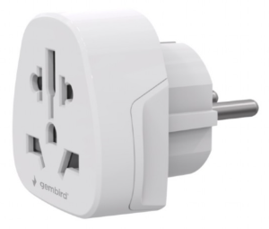 Gembird World to EU power adapter plug, 15 A | A-AC-EUMINTF | Travel adapter iekārtas lādētājs