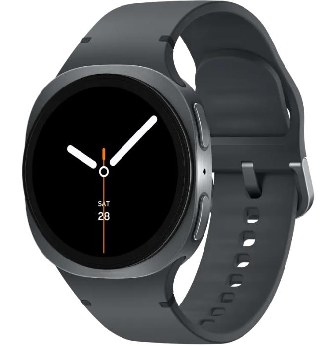 Samsung Galaxy Watch8 40 mm LTE EU silver black Viedais pulkstenis, smartwatch