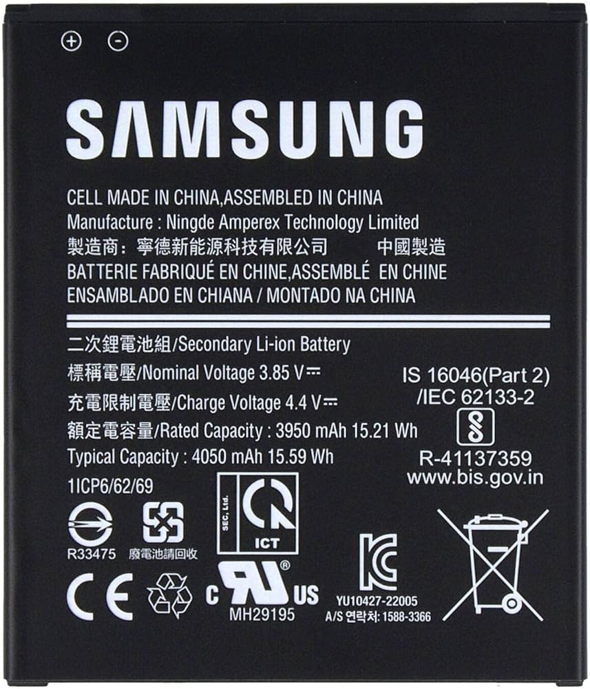 Samsung Galaxy XCover 6 Pro original battery EB-BG736BBE GH43-05117A 3950mAh akumulators, baterija mobilajam telefonam
