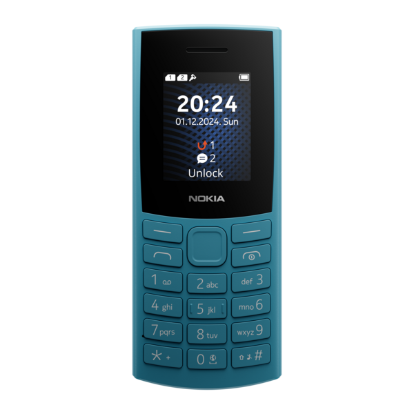 Mobilais tālrunis Nokia 105 4G Ocean Blue 6438409099211 Mobilais Telefons