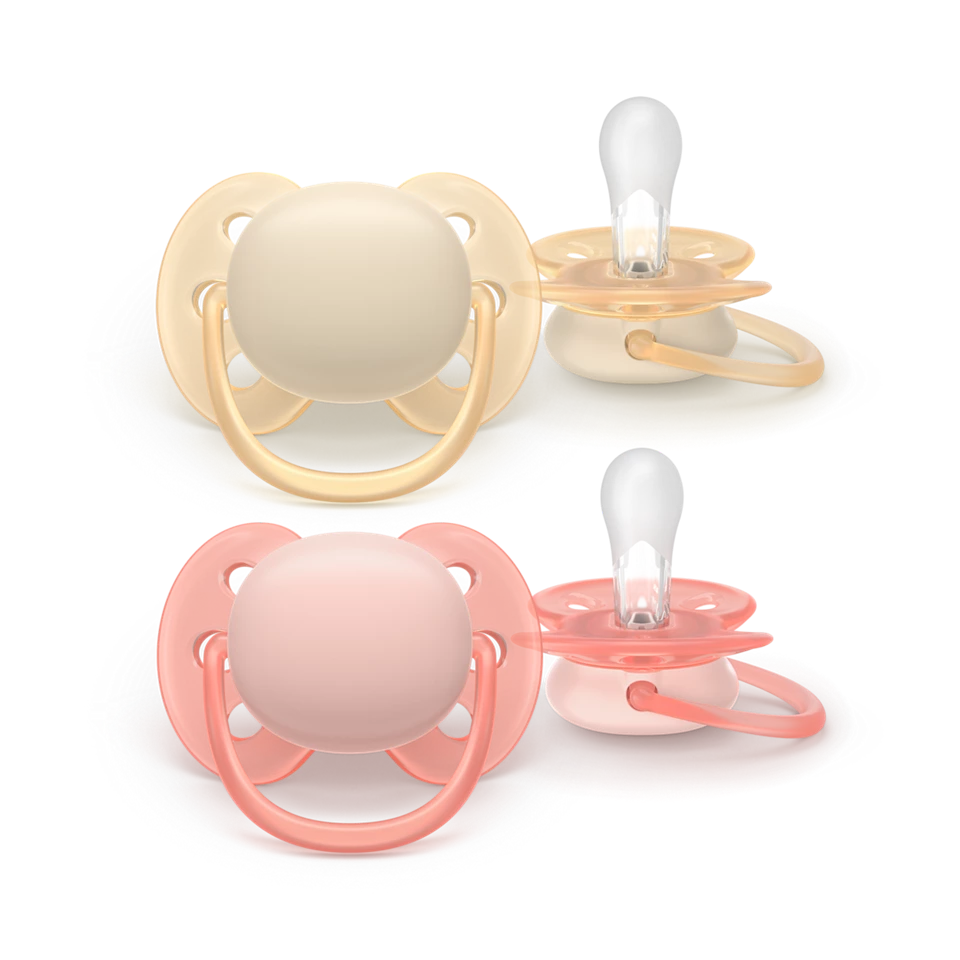 Philips Avent maneklitis Ultra soft Neutral, 0-6M (2 gab) māneklītis, knupis