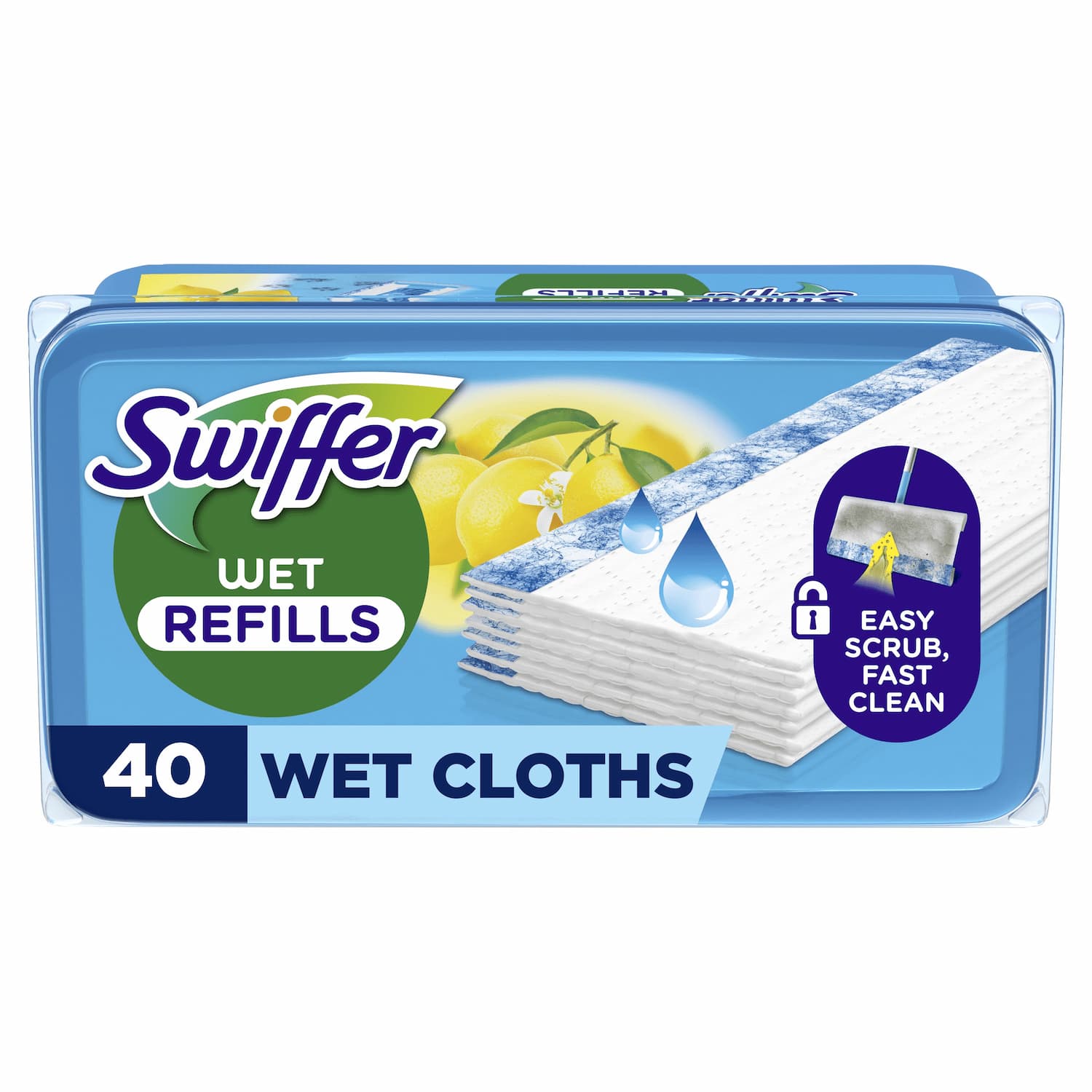 Swiffer Sweeper mitras salvetes, 40gab (8006540719688) slota