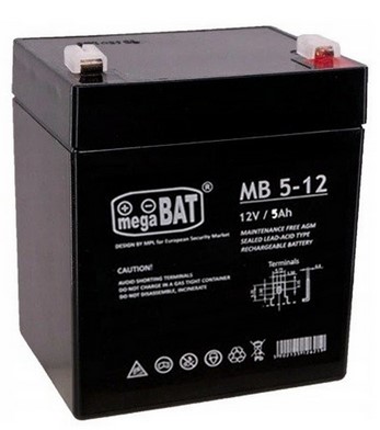 Lean Cars Akumulator 12V 5Ah LEA5534-uniw