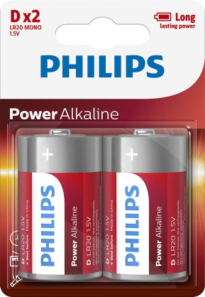 LR20P2B/10 Power Alkaline D / 2