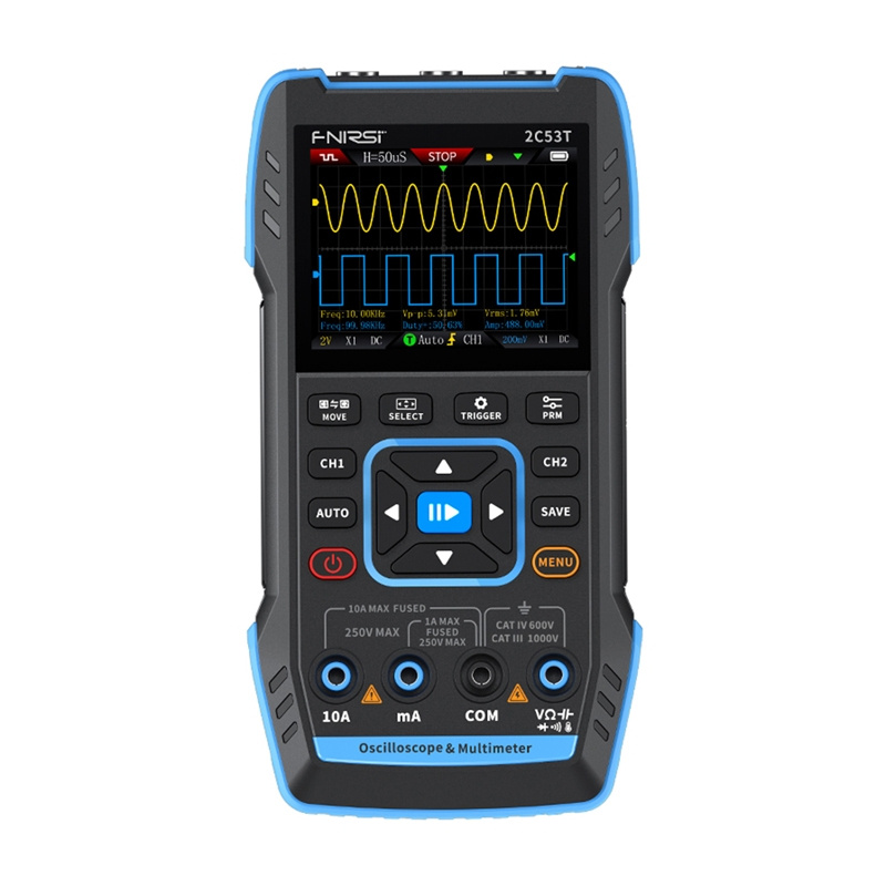 FNIRSI 2C53T portable 3in1 oscilloscope multimeter